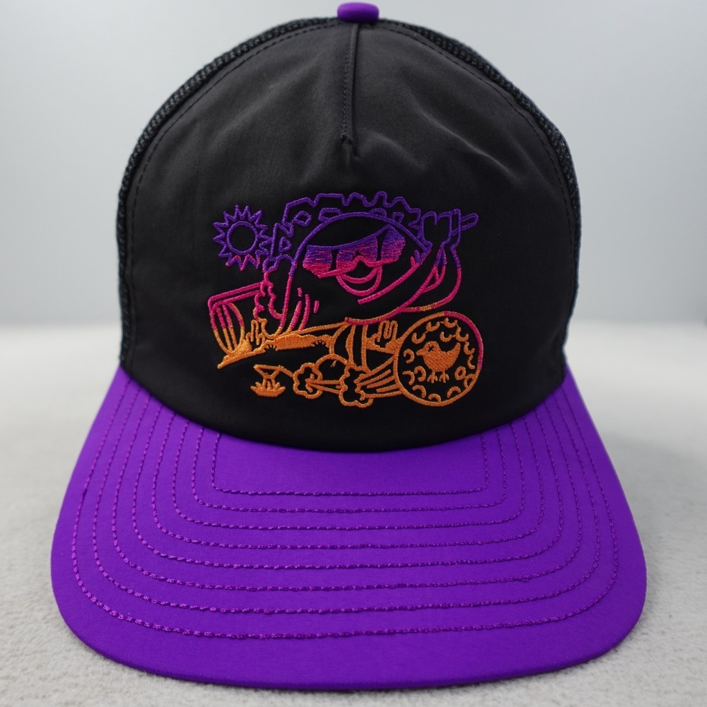 Bad Birdie x Taco Bell Golf Hat Swing Taco Trucker Snapback Black Purple